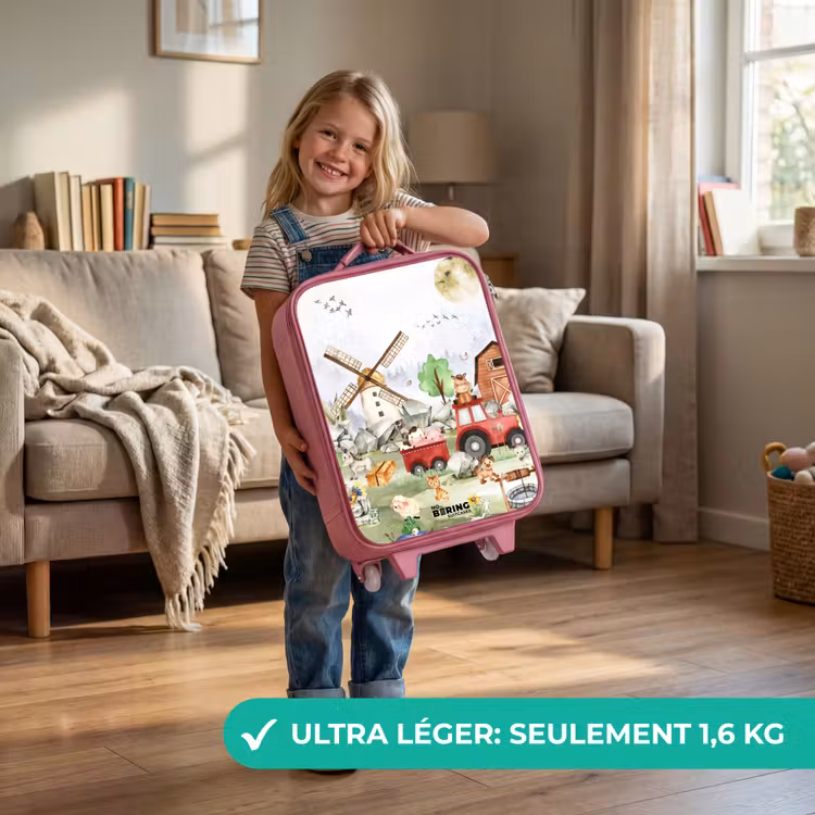 Valise enfant - Rose - Expérience à la ferme — 3