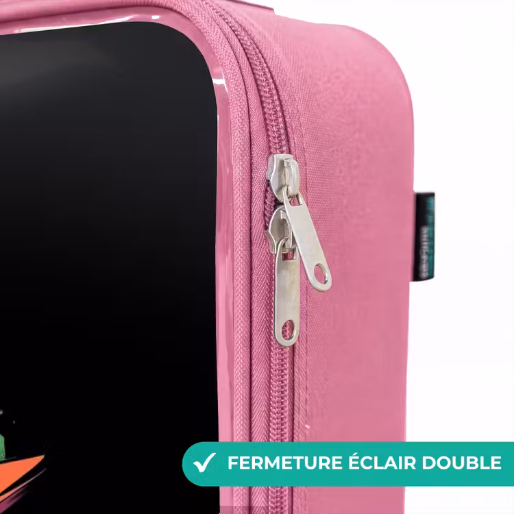 Valise enfant - Rose - Jeu - Contrôleur - Graffiti - Néon — 7