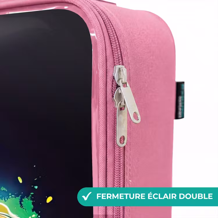 Valise enfant - Rose - Jeu - manette - coloré — 7