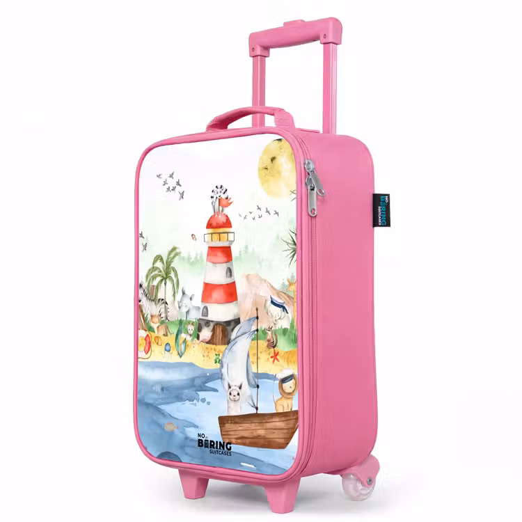 Valise enfant - Rose - Phare avec tous les animaux — 8