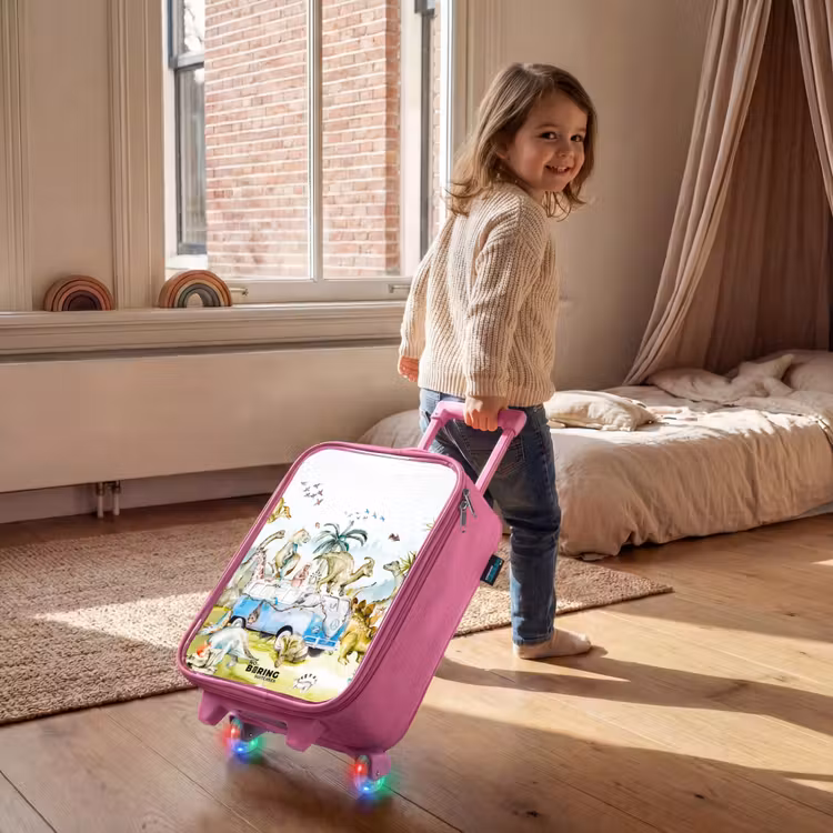 Valise enfant - Rose - Safari dinosaures — 2