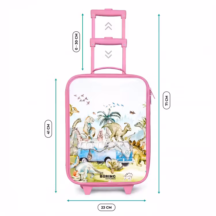 Valise enfant - Rose - Safari dinosaures — 6
