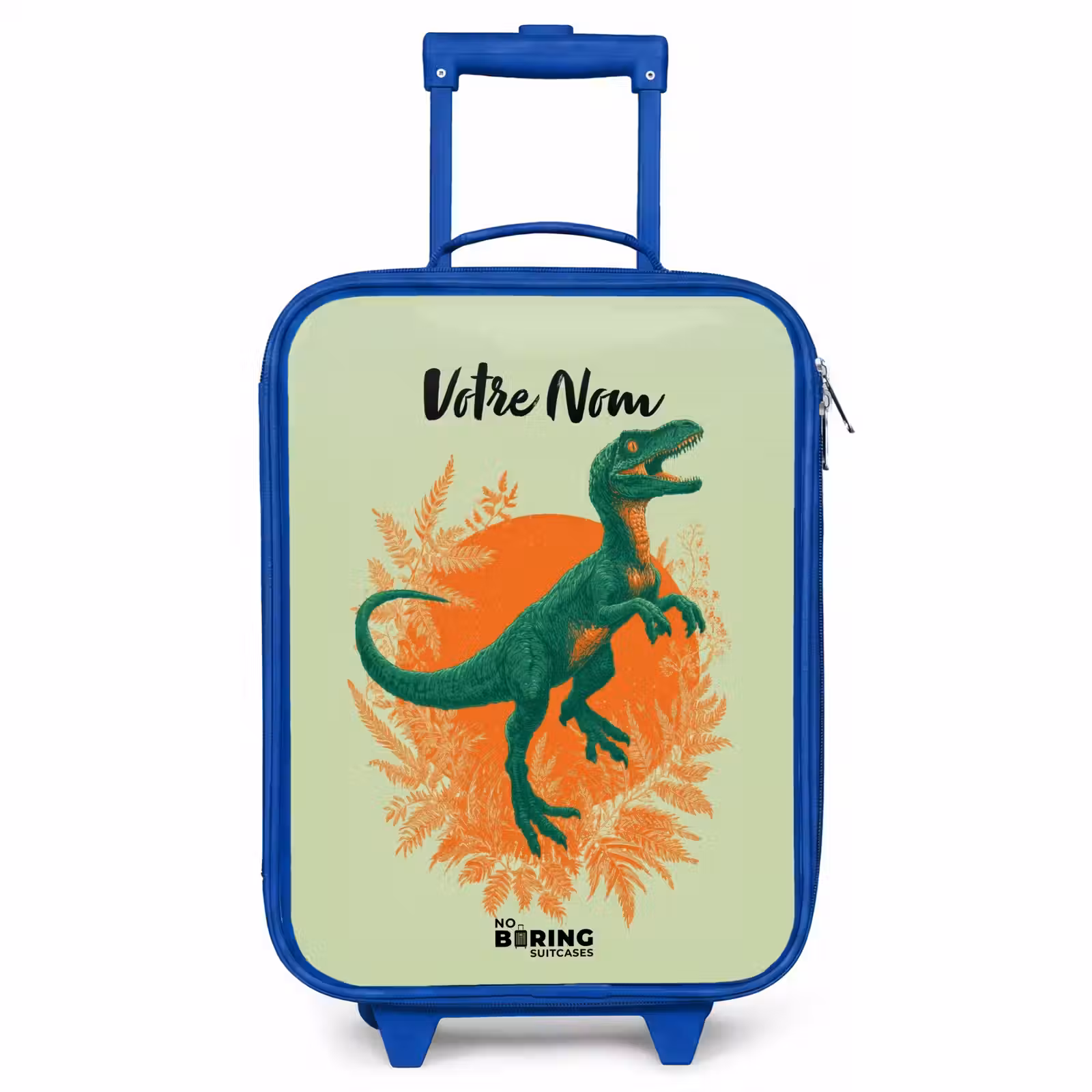 Valise enfant - Bleu - Dino - Nature - Vert — 1