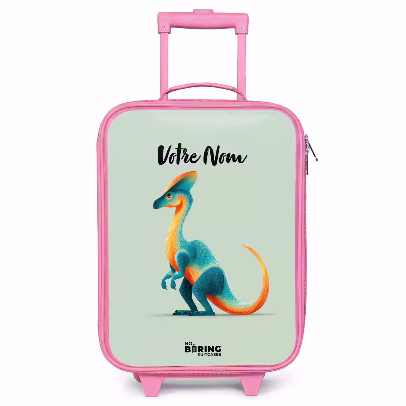 Valise enfant - Rose - Dino - Bleu - Animal — 1