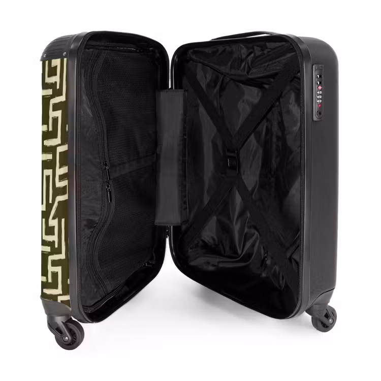 Valise - Abstrait - Lignes - Vert — 5