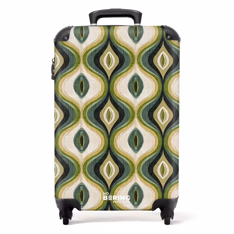 Valise - Abstrait - Rythmique - Vert — 1