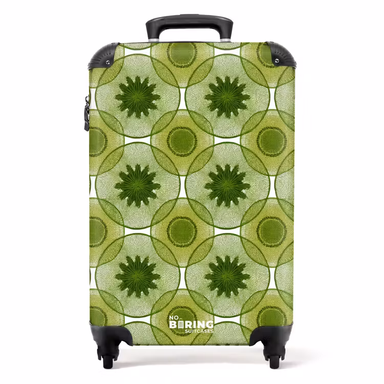Valise - Cercles - Motif - Vert — 1