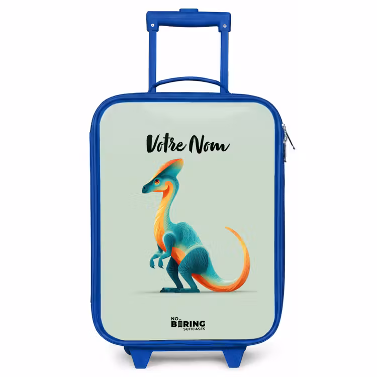 Valise enfant - Bleu - Dino - Bleu - Animal — 1