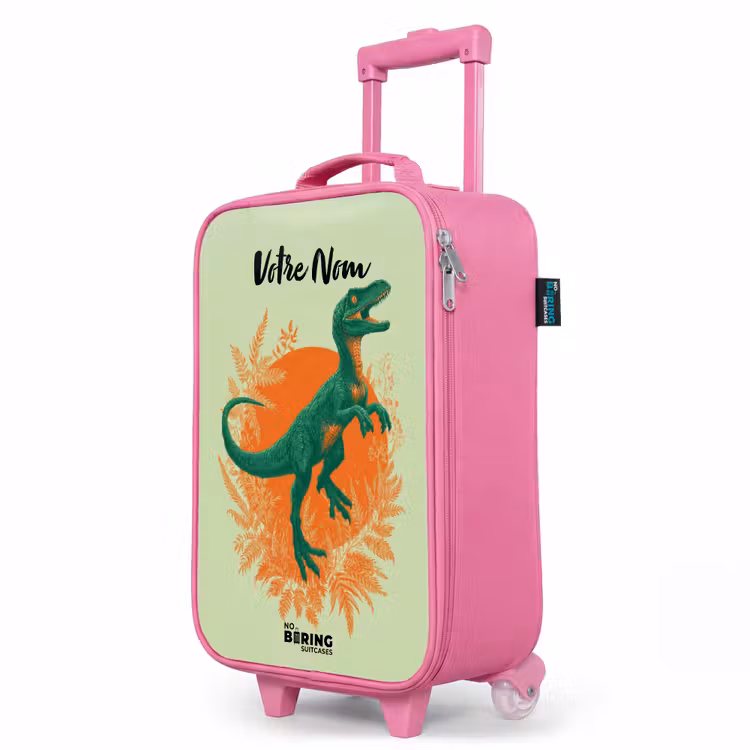 Valise enfant - Rose - Dino - Nature - Vert — 8