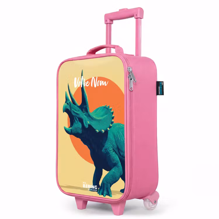 Valise enfant - Rose - Dino - Triceratops - Animal — 8