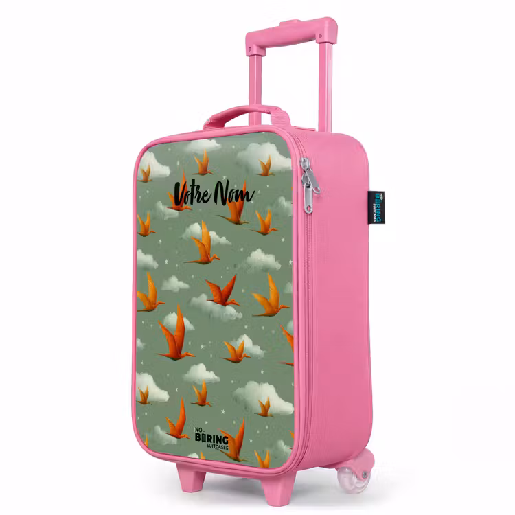 Valise enfant - Rose - Motif - Dino - Ptérosaures — 8