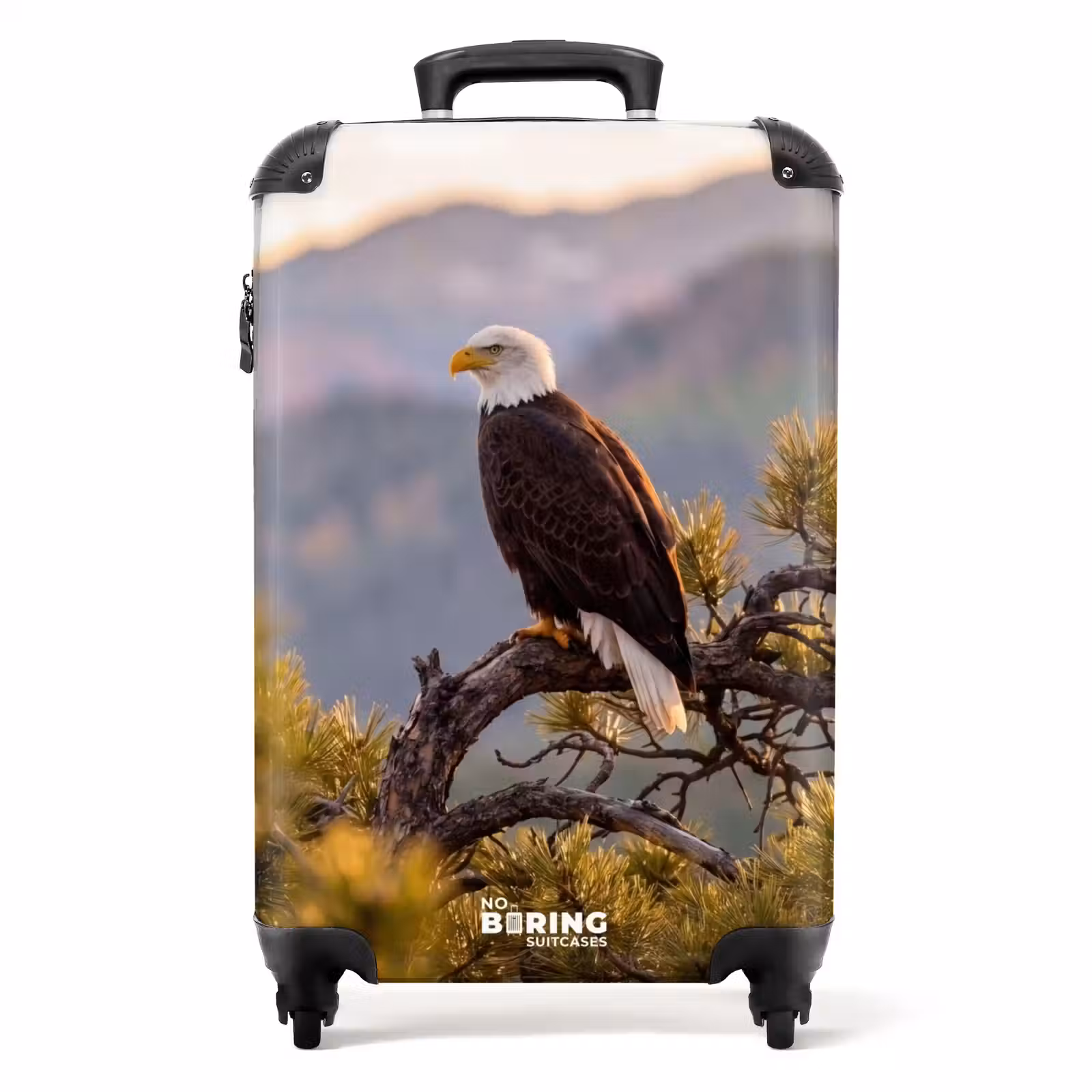 Valise - Aigle de mer - Arbre - Montagnes - Vert — 1