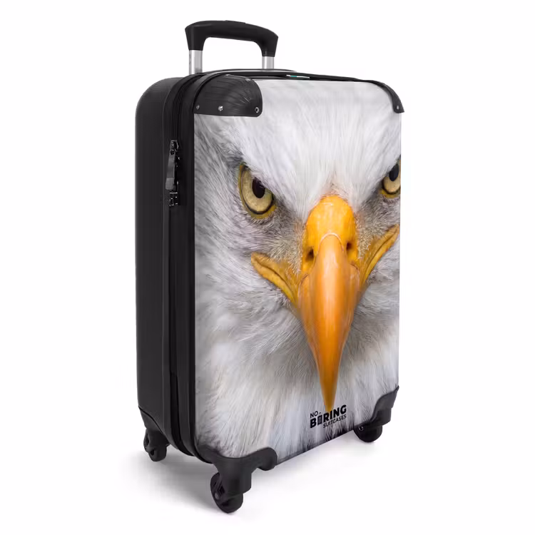 Valise - Américain - Aigle de mer - Portrait - Jaune — 2