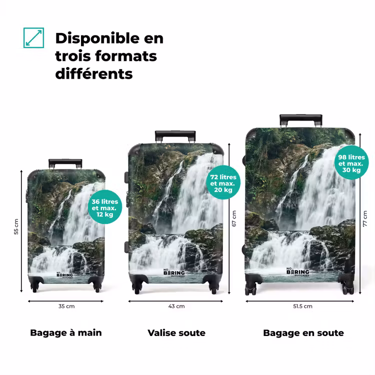 Valise - Cascade - Forêt - Nature - Verdure — 3