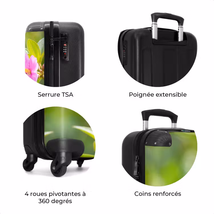 Valise - Colibri - Fleur - Nature - Vert — 8