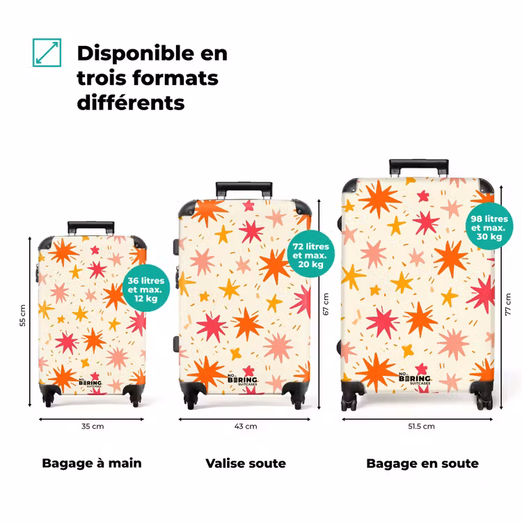 Valise - Étoiles - Ludique - Coloré — 1