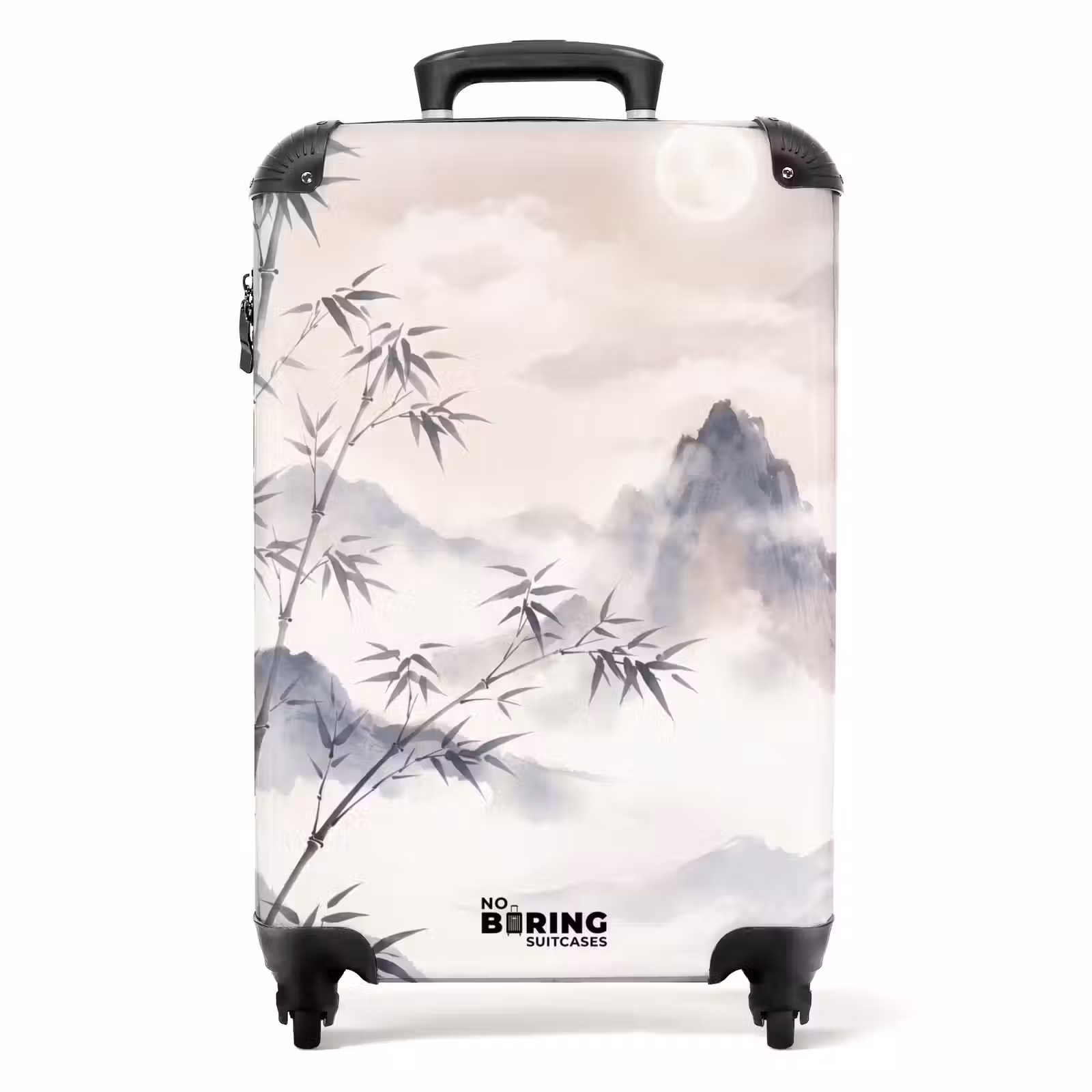 Valise - Bambou - Asie - Gris — 1