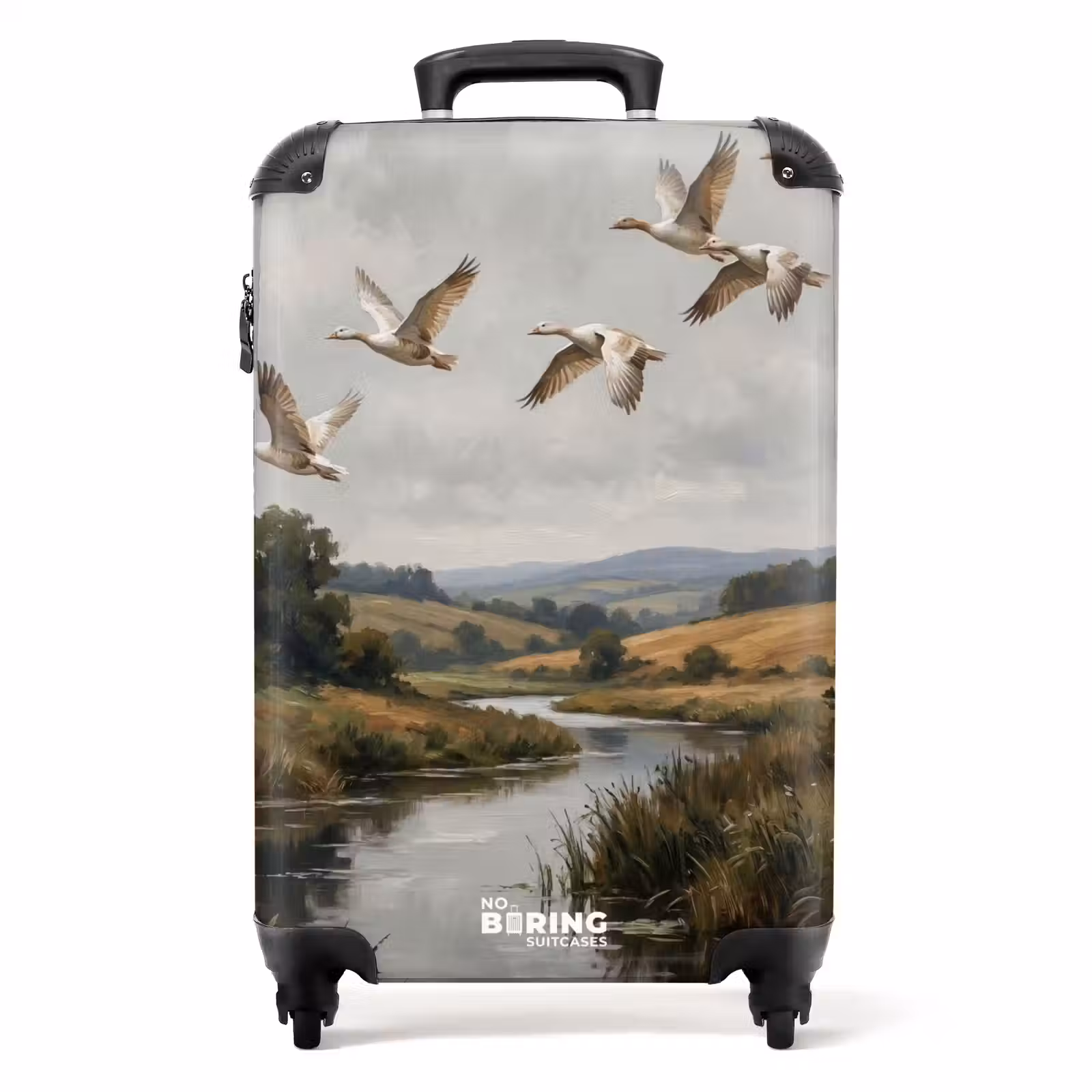 Valise - Canards - Rivière - Paysage - Vol - Nostalgie — 1