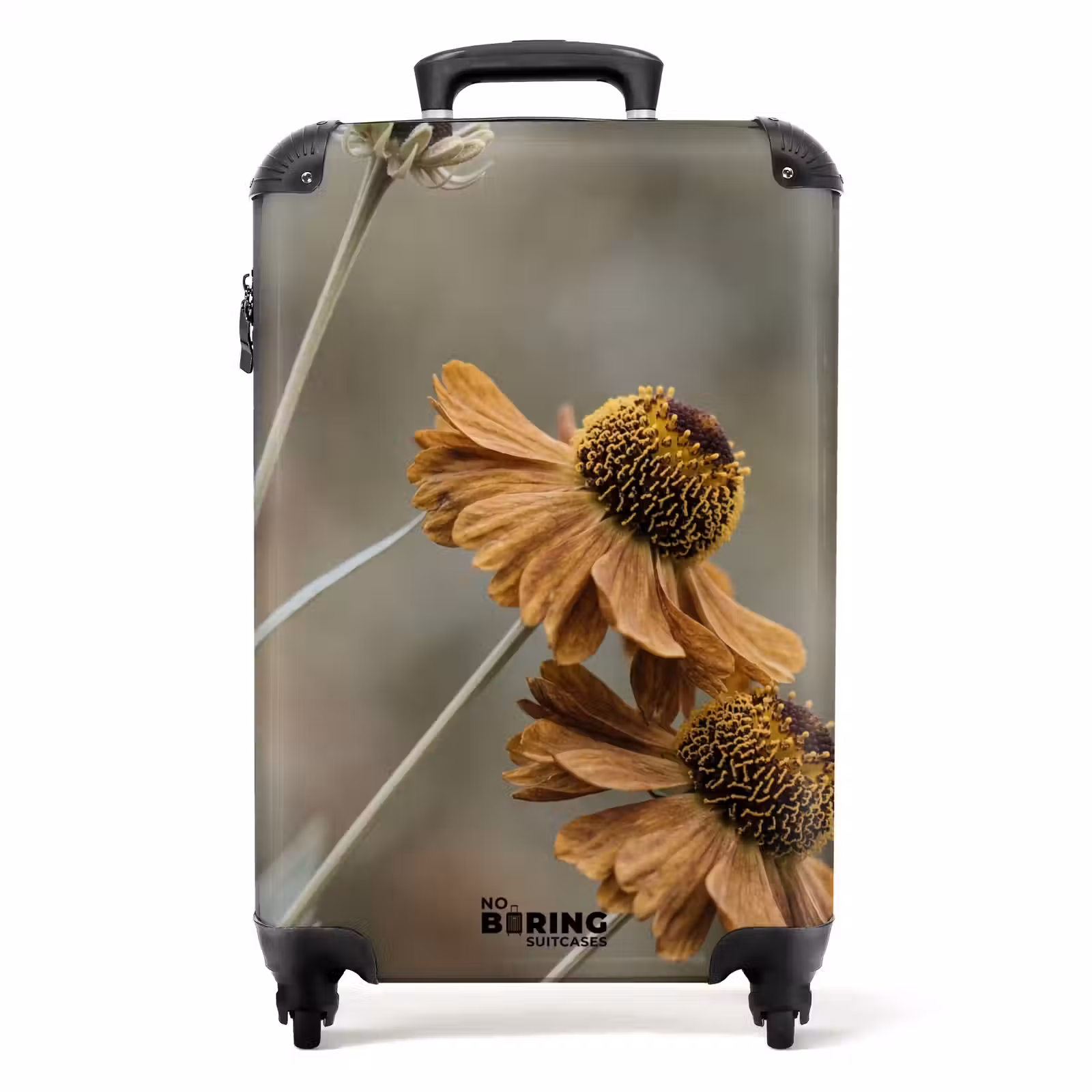 Valise - Fleurs séchées - Jaune - Chaleureux — 1