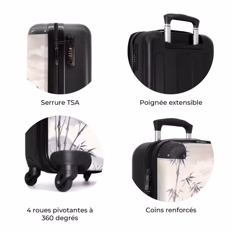 Valise - Bambou - Asie - Gris — 8