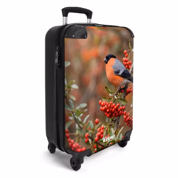 Valise - Bouvreuil - Baies - Automne - Nature - Coloré — 2