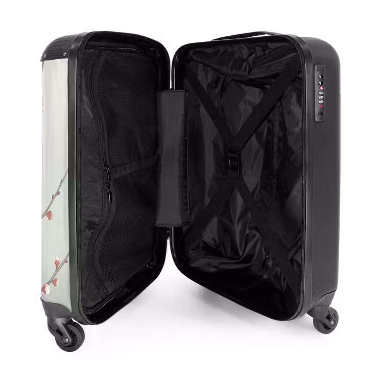 Valise - Cerises - Fleurs - Vert — 5