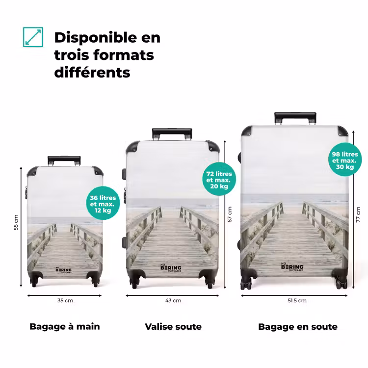 Valise - Dunes - Terrasse en bois - Océan — 1