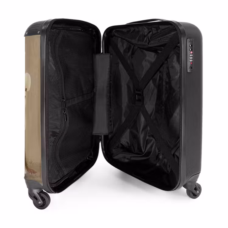 Valise - Femme - Asie - Art - Beige — 5