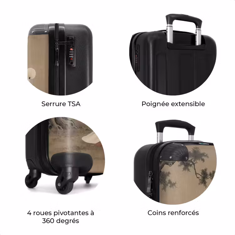 Valise - Femme - Asie - Art - Beige — 8