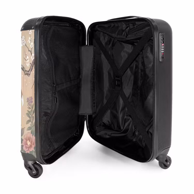 Valise - Fleurs - Oiseaux - Fleurs — 5