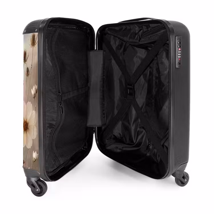 Valise - Fleurs sauvages - Botanique - Vintage - Nature - Rustique — 5