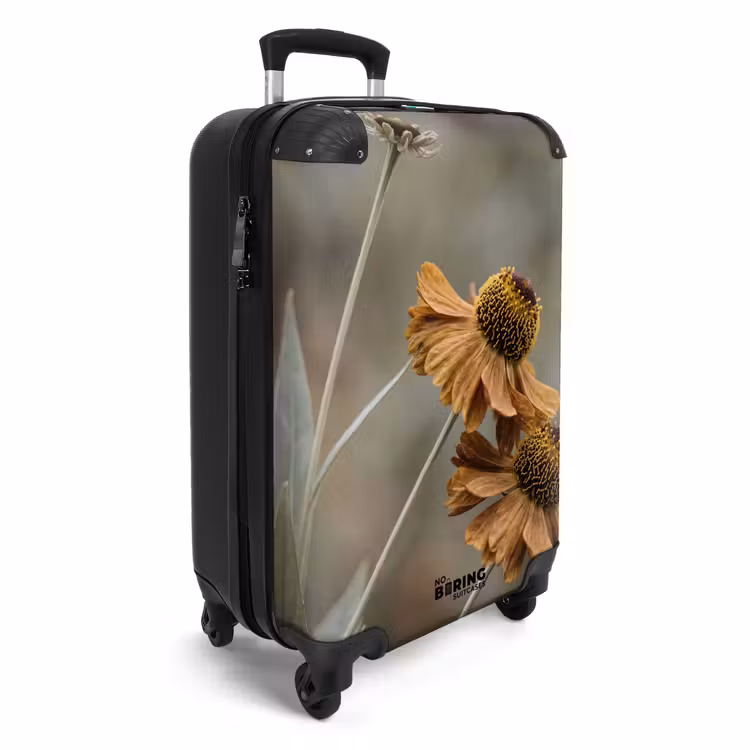 Valise - Fleurs séchées - Jaune - Chaleureux — 2