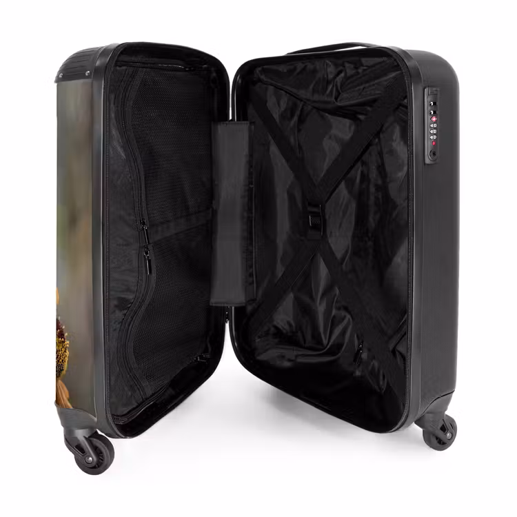 Valise - Fleurs séchées - Jaune - Chaleureux — 5