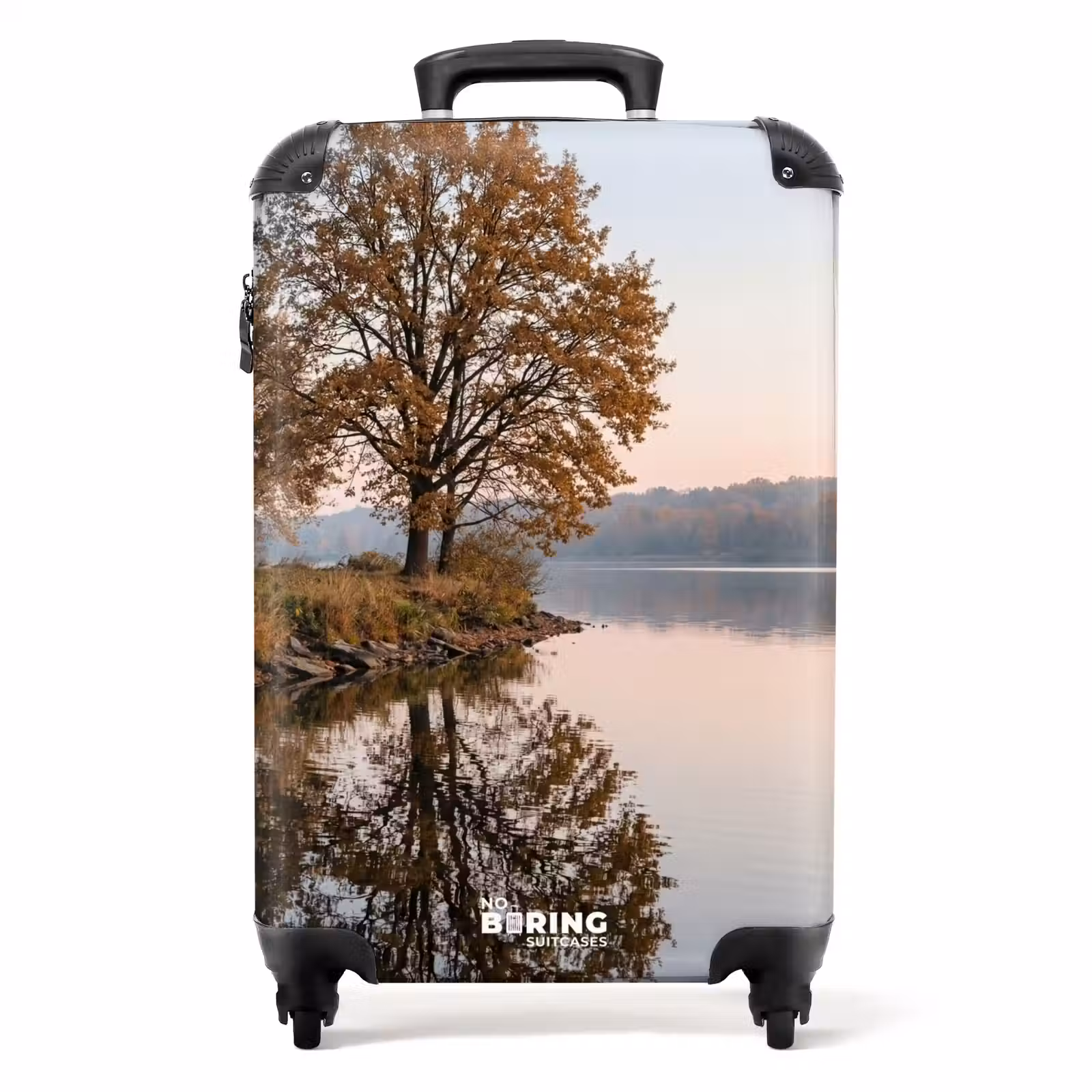 Valise - Arbres - Reflet - Eau - Lever du soleil - Sérénité — 1