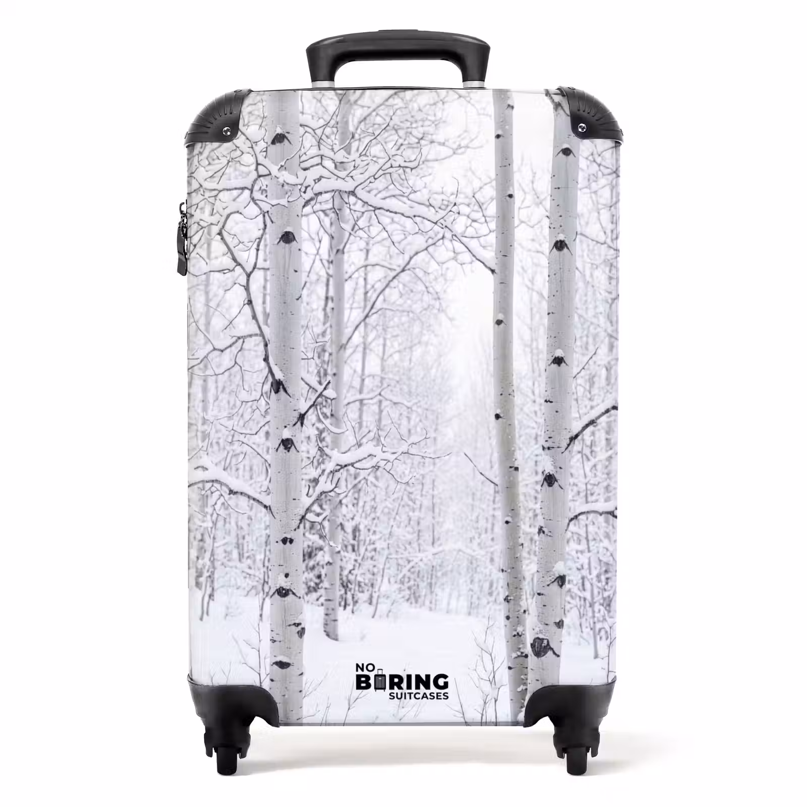 Valise - Bouleaux - Neige - Hiver - Forêt - Blanc — 1