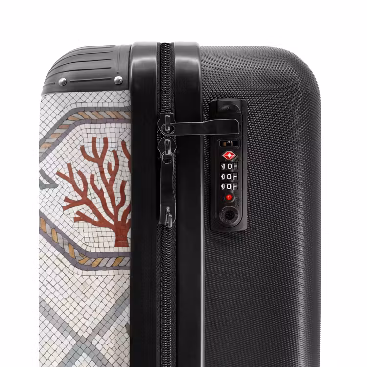 Valise - Animal - Mosaïque - Mer - Classique - Marron — 6