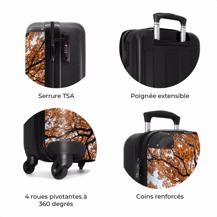 Valise - Arbre - Feuillage - Automne - Orange - Chaleureux — 8