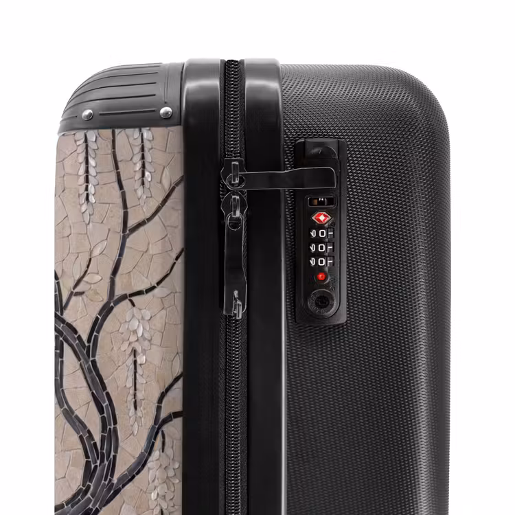 Valise - Arbre - Fleurs - Mosaïque - Art - Blanc — 6