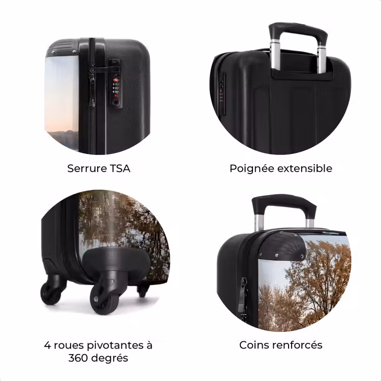 Valise - Arbres - Reflet - Eau - Lever du soleil - Sérénité — 8