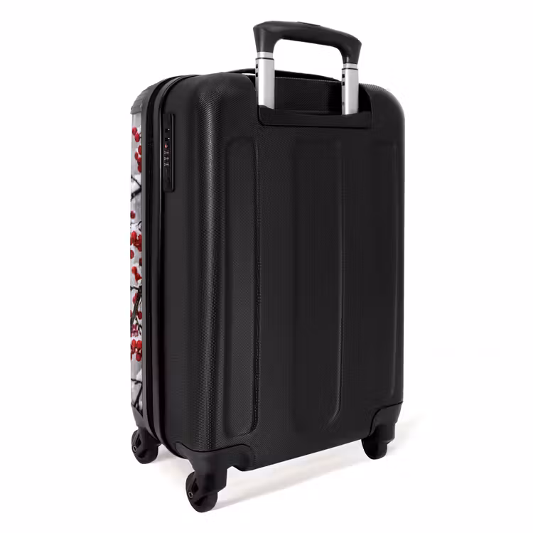 Valise - Baies - Branches - Neige - Hiver - Coloré — 4