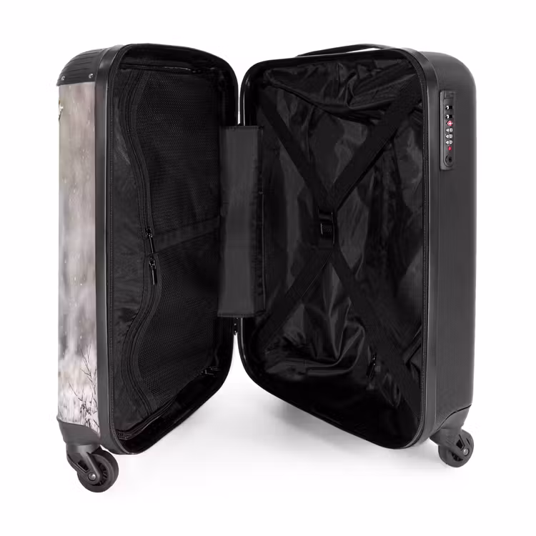 Valise - Cerf élaphe - Forêt - Neige - Hiver - Majestueux — 5