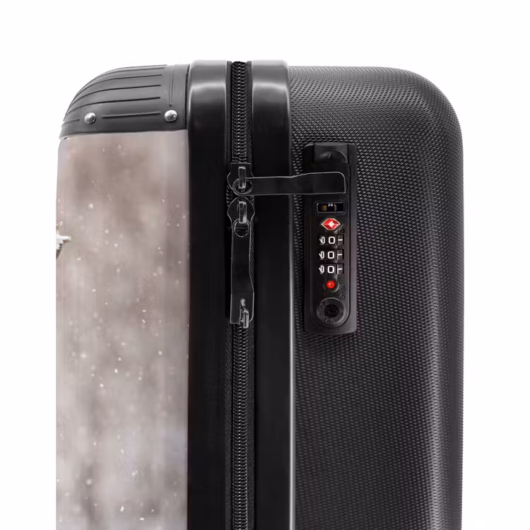 Valise - Cerf élaphe - Forêt - Neige - Hiver - Majestueux — 6