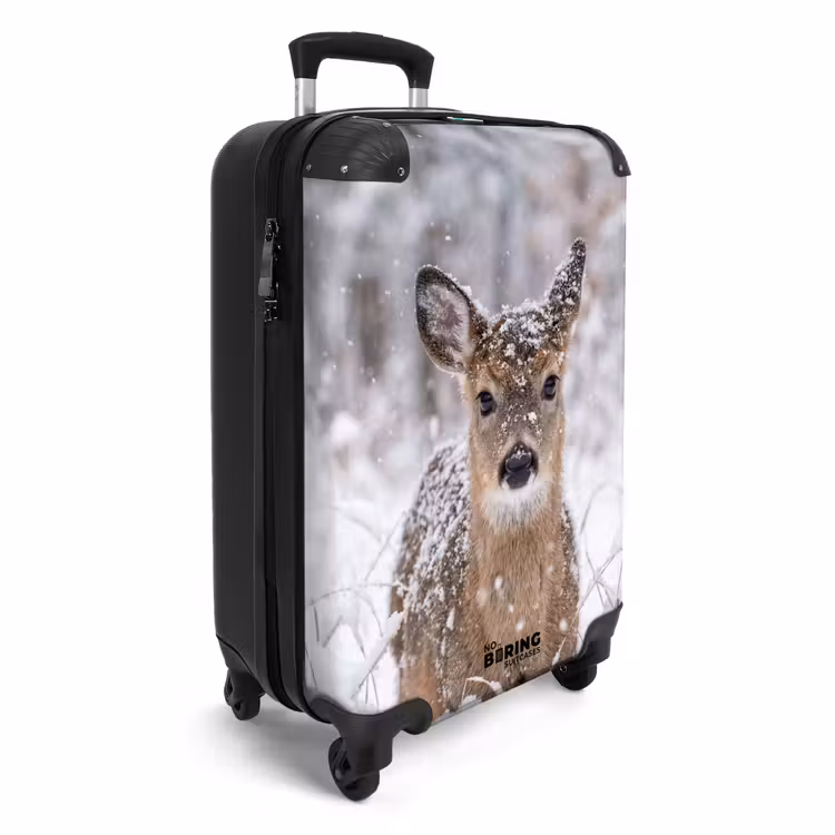 Valise - Cerf - Neige - Forêt - Animaux - Attirant — 2
