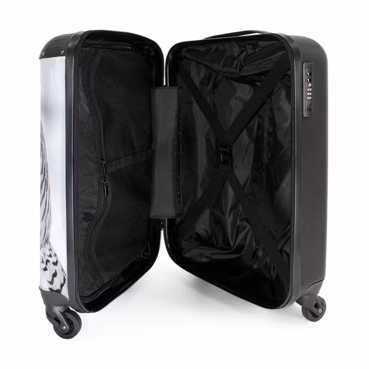 Valise - Chouette des neiges - Œil - Faune sauvage - Blanc — 5