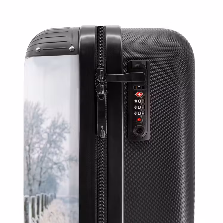 Valise - Clôture - Neige - Brouillard - Campagne - Nostalgie — 6