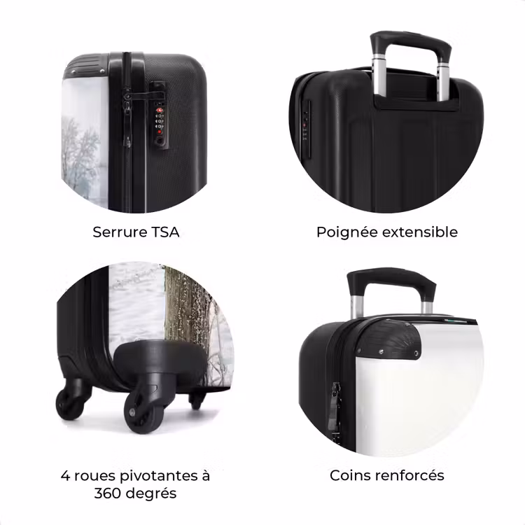 Valise - Clôture - Neige - Brouillard - Campagne - Nostalgie — 8