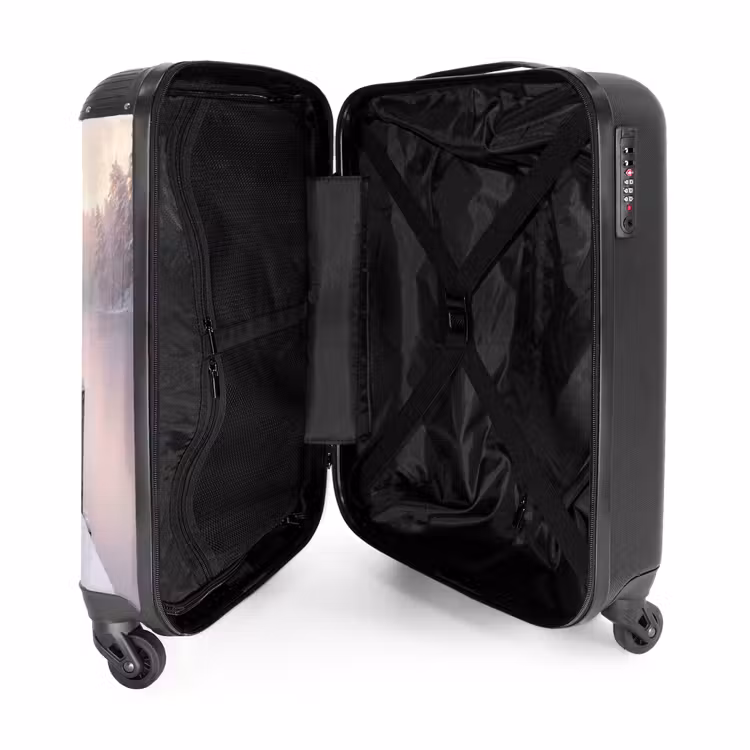 Valise - Embarcadère - Lac - Brouillard - Hiver - Sérénité — 5