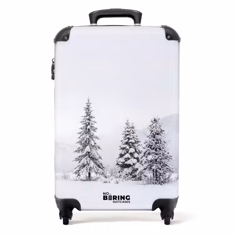 Valise - Épicéas - Neige - Hiver - Paysage - Silence — 1