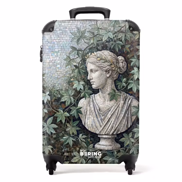 Valise - Femme - Classique - Mosaïque - Nature - Vert — 1