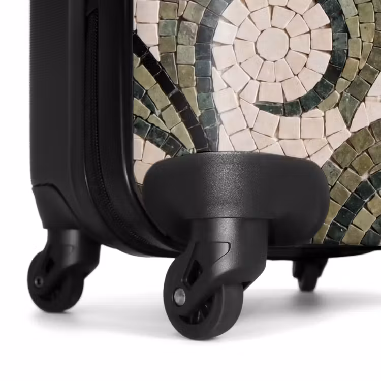 Valise - Fleurs - Mosaïque - Motif - Abstrait - Vert — 7